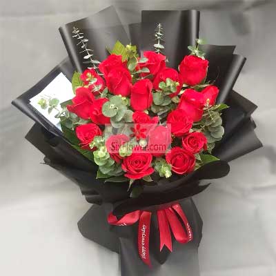 女朋友生日送多少朵玫瑰花?