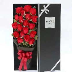 给你一个幸福的人生/20支红色玫瑰礼盒