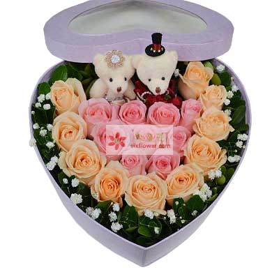 19朵玫瑰，礼盒装，全部的爱都送给你