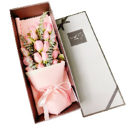18朵戴安娜粉玫瑰，礼盒装，你在我心中是最美