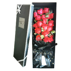 19朵红玫瑰礼盒，想说爱你