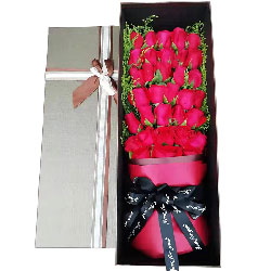 33朵红玫瑰礼盒，飞不出你编织的经纬