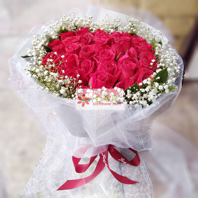 33朵红玫瑰，爱你一生一世