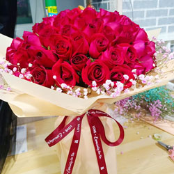 99朵红玫瑰，爱你是一生一世