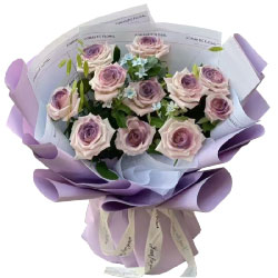 11朵紫玫瑰，爱的感悟