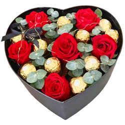 10颗巧克力红玫瑰，爱的精彩篇章